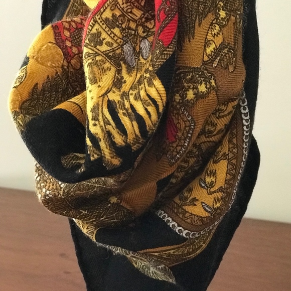 HERMES Accessories - HERMES SCARF 'Art des Steppes' CASHMERE NWOT